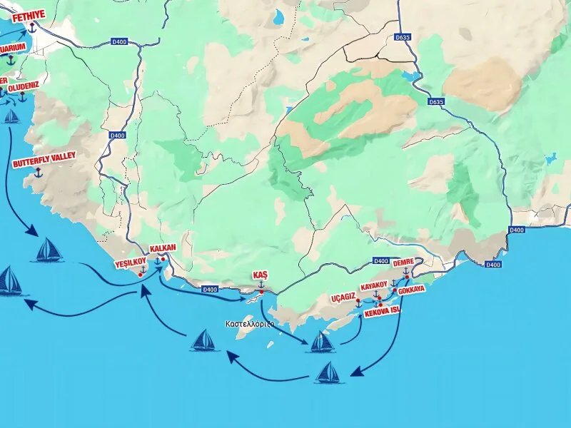 Fethiye – Kekova – Fethiye Küçük Görsel 2