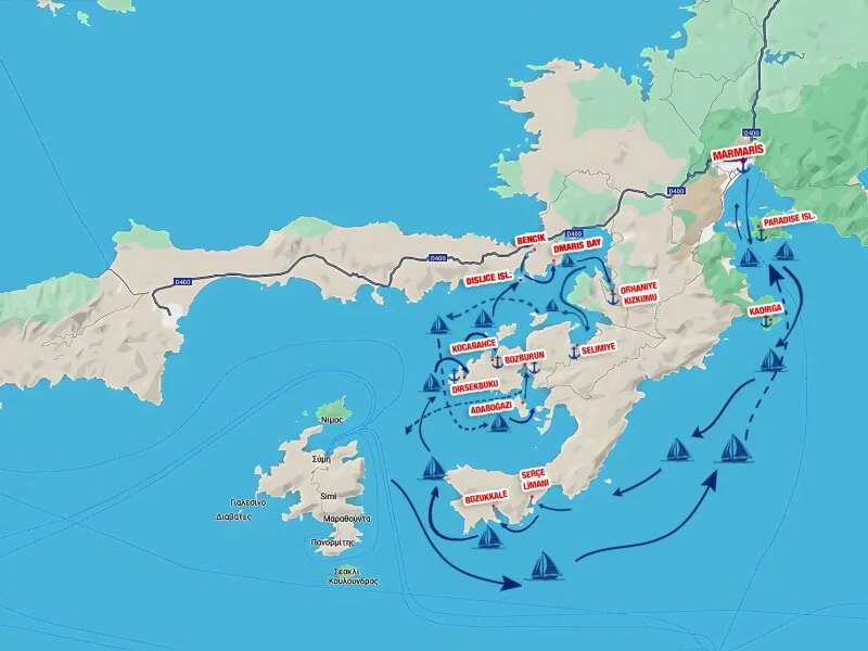 Marmaris – Hisarönü Körfezi – Marmaris Küçük Görsel 8